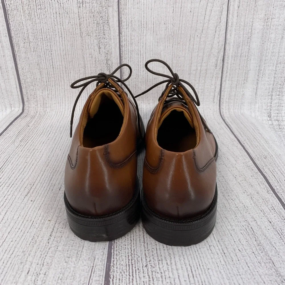 Cole Haan Bedford Cap Toe Oxford Men 13 British Tan Leather Grand 360 Dress Shoe